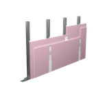 Zaštitni zidovi (kućišta okna) s dvostrukim slojem gips-kartonskih ploča