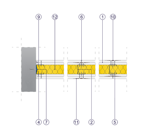 SD - 2x12,5 GKF DF/CW 50 W