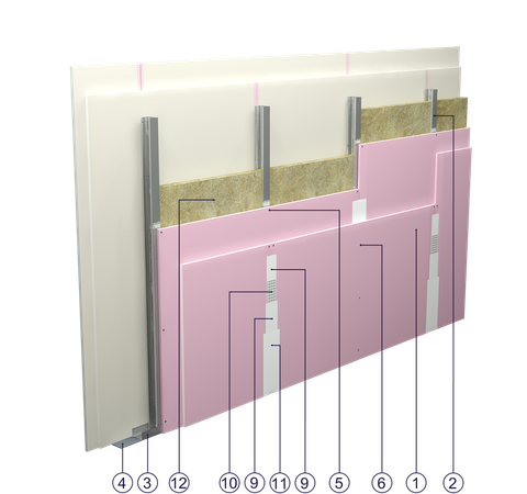 SD - 2x12,5 GKF DF/CW 50 W