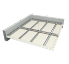 Spušteni stropovi s trostrukim slojem gips-kartonskih ploča na konstrukciji u dvije razine